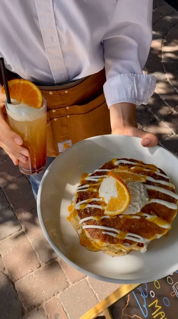 Orange Creamsicle Pancakes